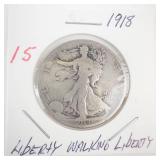 1918 Walking Half Dollar