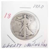 1920 Walking Half Dollar