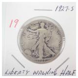 1927-S Walking Half Dollar