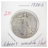 1928-S Walking Half Dollar