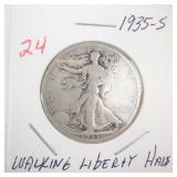 1935-S Walking Half Dollar