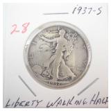1937-S Walking Half Dollar