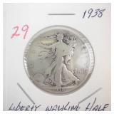 1938 Walking Half Dollar