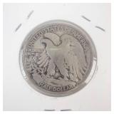 1939-S Walking Half Dollar (scratches)