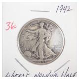 1942 Walking Half Dollar