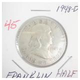 1948-D Franklin Half Dollar