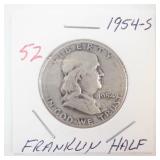 1954-S Franklin Half Dollar