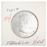 1961-D Franklin Half Dollar