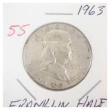 1963 Franklin Half Dollar