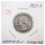 1937-S Washington Quarter