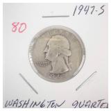 1947-S Washington Quarter