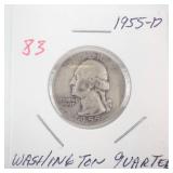 1955-D Washington Quarter