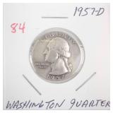 1957-D Washington Quarter