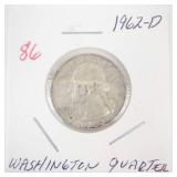 1962-D Washington Quarter