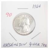 1964 Washington Quarter