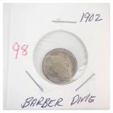1902 Barber Dime