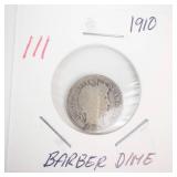 1910 Barber Dime
