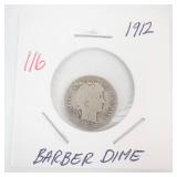1912 Barber Dime