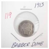 1913 Barber Dime