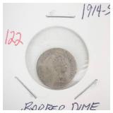 1914-S Barber Dime