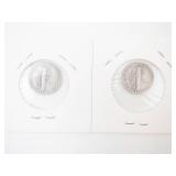 1925-D, 1928-S Mercury Dimes