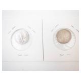 1938, 1945-D Mercury Dimes