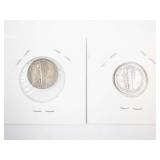 1945-S, 1945-micro s Mercury Dimes