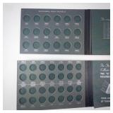 4 mint vintage Merit Coin Holders, Lincoln cents and Jefferson Nickels. Circa 1950