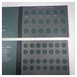 4 mint vintage Merit Coin Holders, Lincoln cents and Jefferson Nickels. Circa 1950