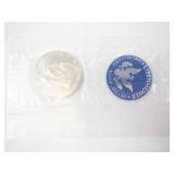 1974-S 40% uncirculated Ike Dollar missing original envelope