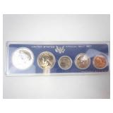 1967 40% silver Special Mint Set in a Capital holder