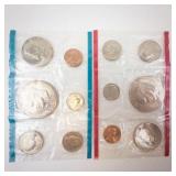 1975 P + D uncirculated Mint Set