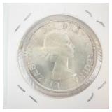 1858-1958 British Columbia Canadian Silver Dollar