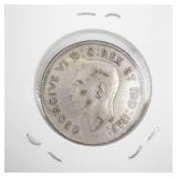 1940 Canadian silver Half Dollar