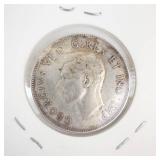 1945 Canadian silver Half Dollar