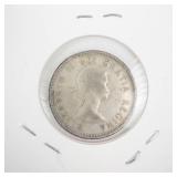 1954 Canadian Silver Quarter