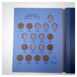 46) Canadian small cent collection in Whitman folder: 1920 thru 1972