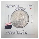 Australian Silver: 1941 Florin