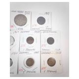 Saudi Arabia Silver: AH 1354 (1935) 1 Riyal plus 10 different vintage German coins
