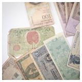 1 envelope of 20 misc. world currency