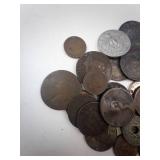 bag of misc. junked up world coins