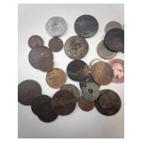 bag of misc. junked up world coins
