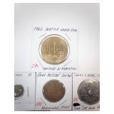 6 various Trade tokens, Tax tokens, Expo tokens