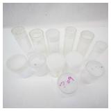 1 Bag of misc. plastic coin tubes