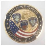 Commemorative Coin of 9/11 United We Stand & SOCOM Enduring Freedom