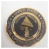 Commemorative Coin of 9/11 United We Stand & SOCOM Enduring Freedom