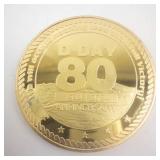 D-Day 80th Anniversary Commemorative Coin - Operation Overlord (1944-2024)