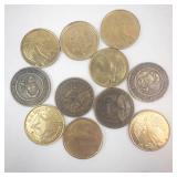 Assorted Commemorative Coins & Tokens - Marines & Toys for Tots