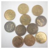 Assorted Commemorative Coins & Tokens - Marines & Toys for Tots