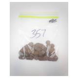 Wheat Pennies - Lincoln Cent 1 lb Bag. CHECK DISC!